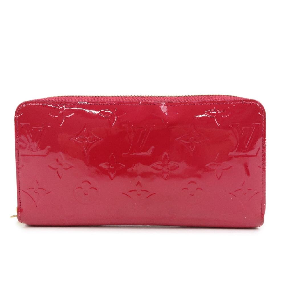 Louis Vuitton Monogram Vernis Zippy Wallet Pink